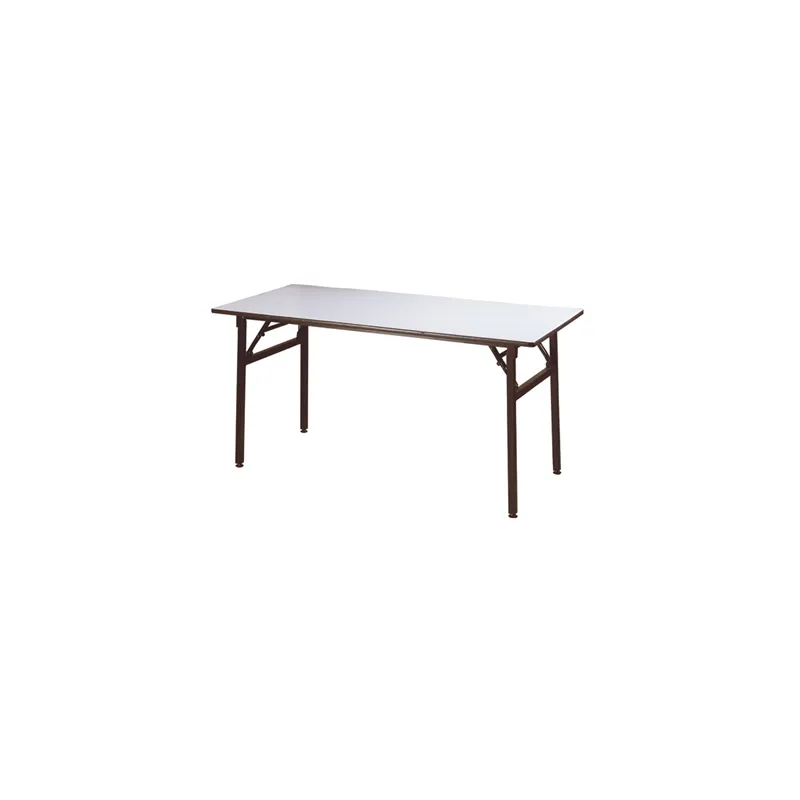 TABLES RECTANGULAIRES PLIABLES   183x91,5x76 CM NOIR ACIER (2 UNITÉ)