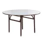 TABLES RONDES PLIABLES Ø 122x76 CM NOIR ACIER (2 UNITÉ) TABLES RONDES PLIABLES