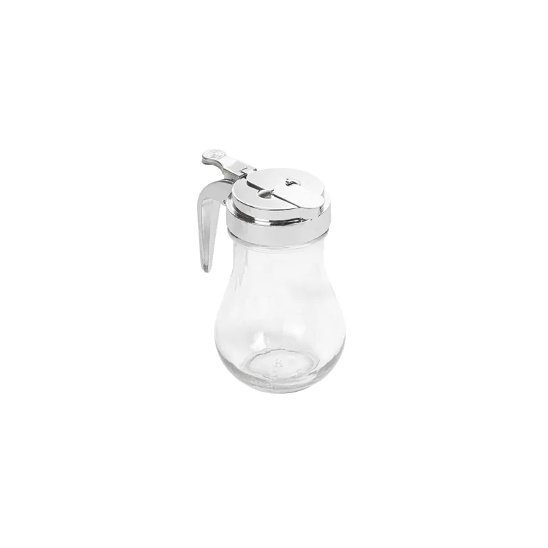 DISTRIBUTEUR SIROUP 220 ML 7x7x9,3 CM TRANSPARENT VERRE (1 UNITÉ) DISTRIBUTEUR SIROUP 220 ML 7x7x9,3 CM TRANSPARENT VERRE (1 UNITÉ)