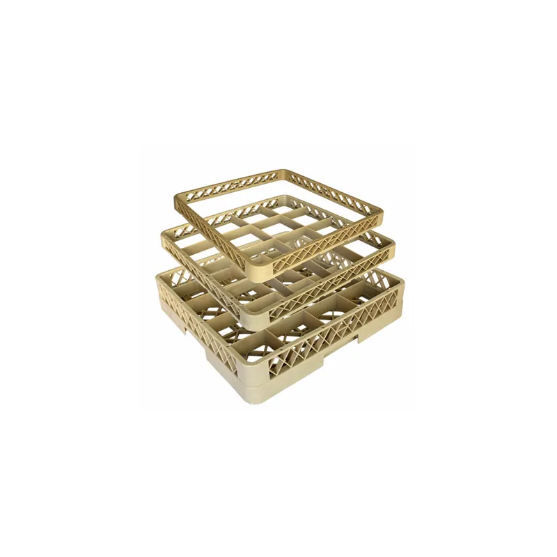 SUPPLÉMENT CASIER DE 16 COMPARTIMENTS   50x50x4,5 CM BEIGE PP (1 UNITÉ)