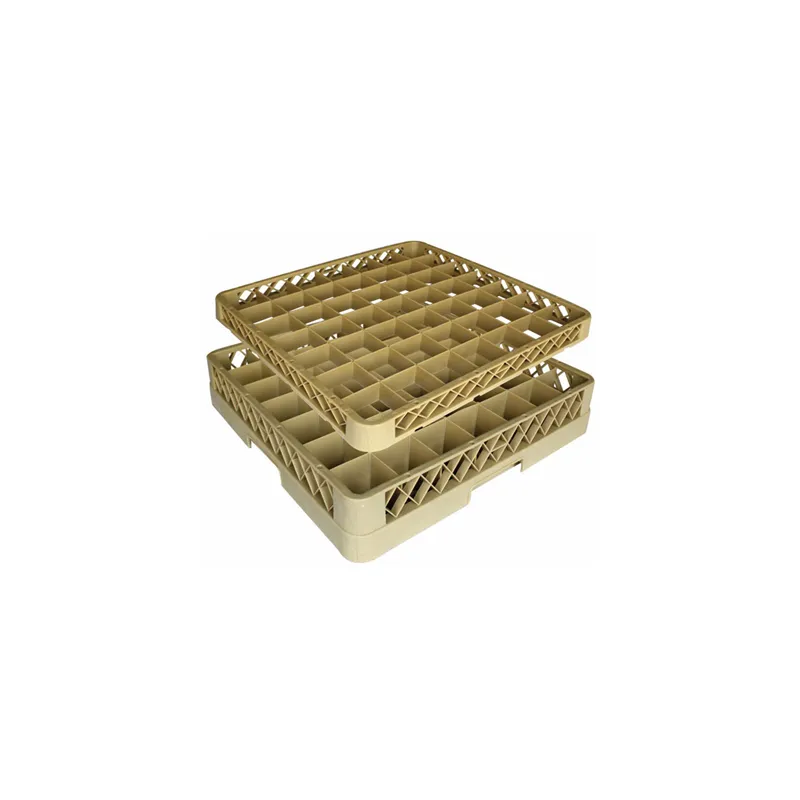 SUPPLÉMENT CASIER DE 49 COMPARTIMENTS   50x50x4,5 CM BEIGE PP (1 UNITÉ)