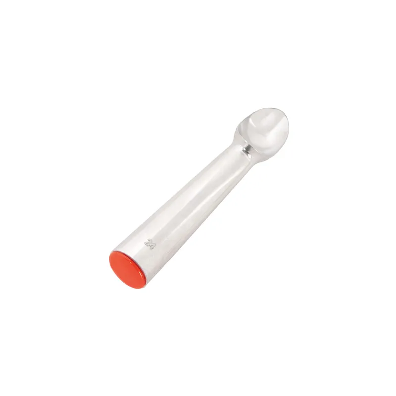 CUILLÈRE SCOOP 24 BOULES/LITRE  44 ML 3,8x17,7 CM ROUGE ALUMINIUM (1 UNITÉ)