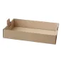 PLATEAUX "TRAITEUR" 380 G/M2 54,5x38,5x9,5 CM HAVANE KRAFT (50 UNITÉ) PLATEAUX "TRAITEUR"