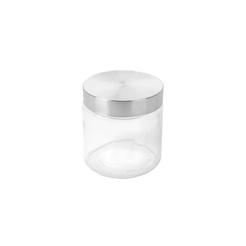 POT STOCKAGE CYLINDRIQUE WAKI GLASS 830 ML Ø 11,2x12 CM TRANSPARENT VERRE (12 UNITÉ)