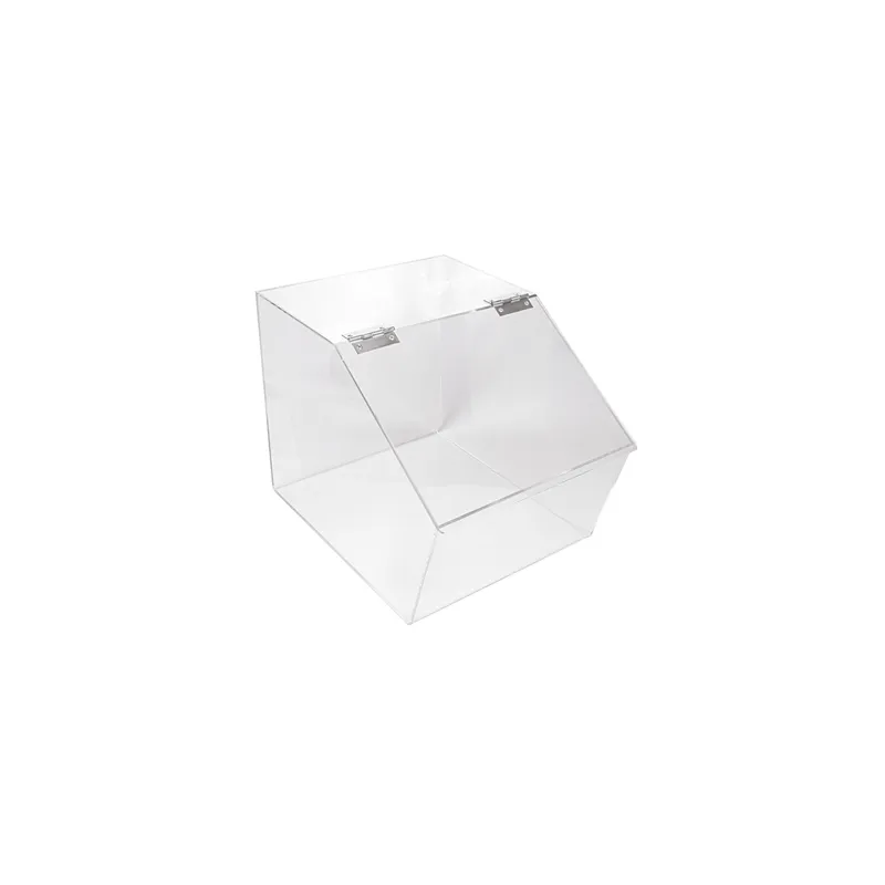 PRÉSENTOIR POUR PRODUITS EN VRAC 32x41x32 CM TRANSPARENT ACRYLIQUE (1 UNITÉ) PRÉSENTOIR POUR PRODUITS EN VRAC 32x41x32 CM TRANSPARENT ACRYLIQUE (1 UNITÉ)
