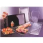 PLATEAU POUR CLOCHES 37,4x27,3x2 CM TRANSPARENT ACRYLIQUE (1 UNITÉ) PLATEAU POUR CLOCHES