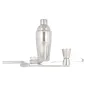 COFFRET DE COCKTAIL 500 ML 23x33x10 CM ARGENTE ACIER (1 UNITÉ) COFFRET DE COCKTAIL