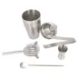COFFRET DE COCKTAIL 500 ML 23x33x10 CM ARGENTE ACIER (1 UNITÉ) COFFRET DE COCKTAIL