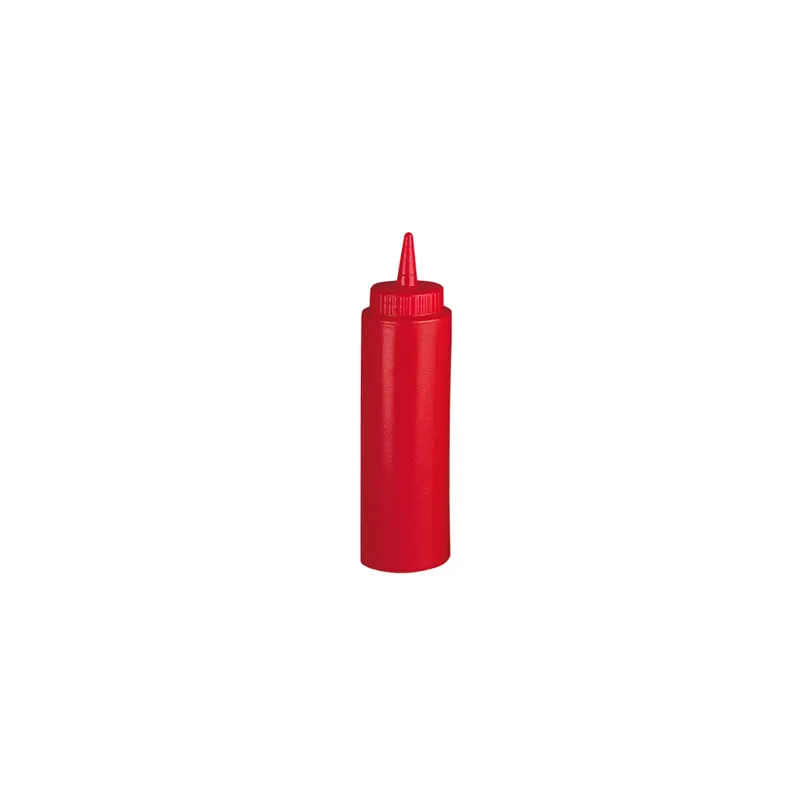 POIRES À SAUCES  240 ML Ø 5x18,5 CM ROUGE LDPE (6 UNITÉ)