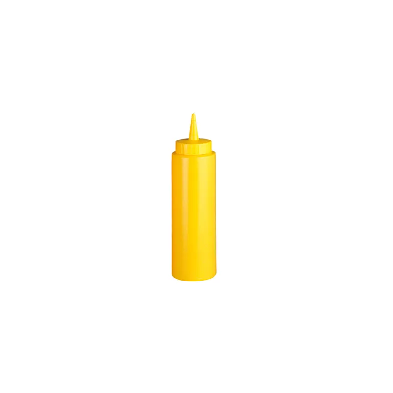 POIRES À SAUCES  240 ML Ø 5x18,5 CM JAUNE LDPE (6 UNITÉ)