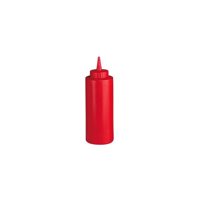 POIRES À SAUCES  360 ML Ø 6x22 CM ROUGE LDPE (6 UNITÉ)