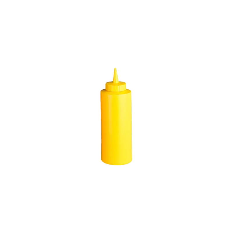 POIRES À SAUCES  360 ML Ø 6x22 CM JAUNE LDPE (6 UNITÉ)