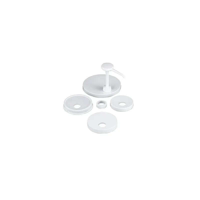 POMBE CONDIMENTS/SAUCES KIT 5 COUVERLES   25 CM BLANC PLASTIQUE (1 UNITÉ)