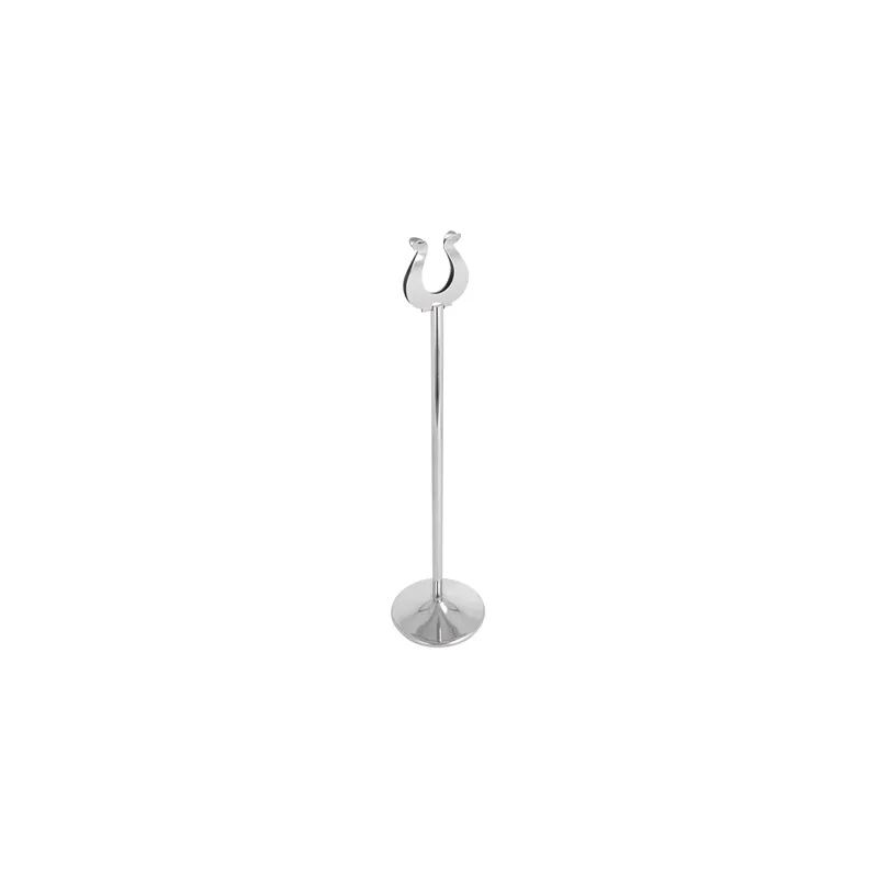 PINCE POUR NUMÉROS DE TABLE Ø7,2x30 (h) CM ARGENTE INOX (1 UNITÉ) PINCE POUR NUMÉROS DE TABLE Ø7,2x30 (h) CM ARGENTE INOX (1 UNITÉ)