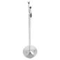 PINCE POUR NUMÉROS DE TABLE Ø7,2x30 (h) CM ARGENTE INOX (1 UNITÉ) PINCE POUR NUMÉROS DE TABLE