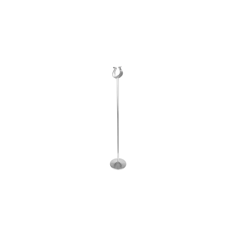 PINCE POUR NUMÉROS DE TABLE Ø7,2x46 (h) CM ARGENTE INOX (1 UNITÉ) PINCE POUR NUMÉROS DE TABLE Ø7,2x46 (h) CM ARGENTE INOX (1 UNITÉ)