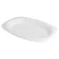 PLATEAUX OVALES BIONIC 23,3x16,5x2 CM BLANC BAGASSE (800 UNITÉ) PLATEAUX OVALES