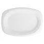 PLATEAUX OVALES BIONIC 23,3x16,5x2 CM BLANC BAGASSE (800 UNITÉ) PLATEAUX OVALES