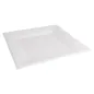 ASSIETTES CARRÉES BIONIC 26,2x26,2x1,4 CM BLANC BAGASSE (500 UNITÉ) ASSIETTES CARRÉES