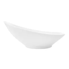 BOLS ALLONGÉS 700 ML 25x21,5x10,5 CM BLANC PORCELAINE (2 UNITÉ)