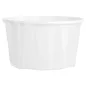 POTS TRAITEUR PAPIER PLISSÉ 90 ML (3 oz) 80 G/M2 Ø6,5/4,9x3,8 CM BLANC PARCH.INGRAISSABLE (250 UNITÉ) POTS TRAITEUR PAPIER PLISSÉ