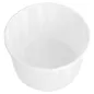 POTS TRAITEUR PAPIER PLISSÉ 90 ML (3 oz) 80 G/M2 Ø6,5/4,9x3,8 CM BLANC PARCH.INGRAISSABLE (250 UNITÉ) POTS TRAITEUR PAPIER PLISSÉ