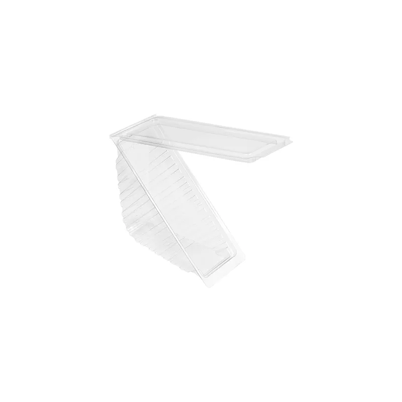 BOÎTES TRIANGULAIRES SANDWICH STANDARD   11x11x5,5 CM TRANSPARENT RPET (600 UNITÉ)