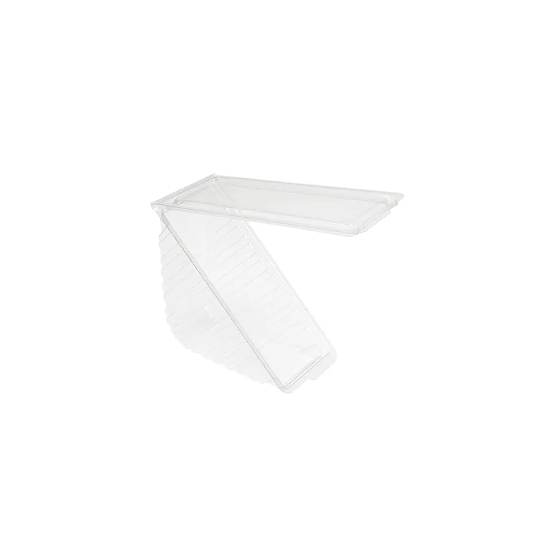 BOÎTES TRIANGULAIRES SANDWICH DOUBLE  11x11x6,5 CM TRANSPARENT RPET (600 UNITÉ)