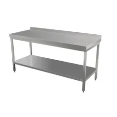 TABLE TRAVAIL AVEC REBORD 2 NIVEAUX