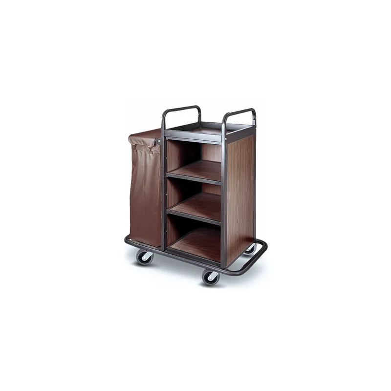 CHARIOT SANS PORTES + 1 SAC ARROW  110x60x131 CM MARRON FER (1 UNITÉ)