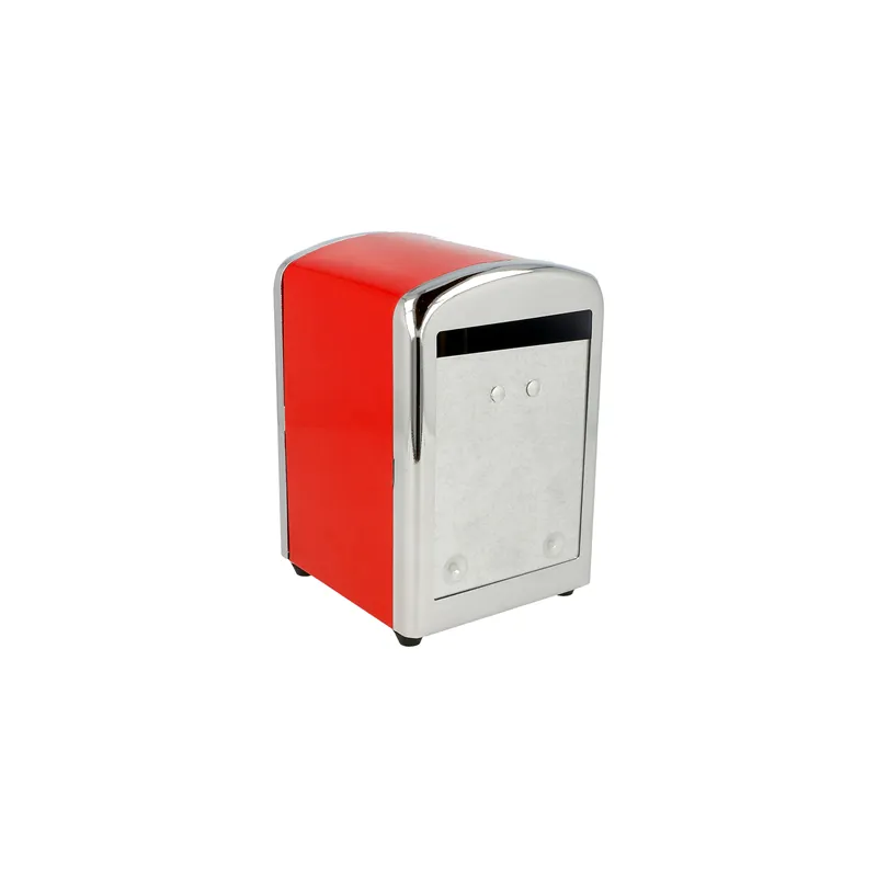 DISTRIBUTEUR SERVIETTES MINI SERVIS 10,5x9,7x14 CM ROUGE INOX (12 UNITÉ) DISTRIBUTEUR SERVIETTES MINI SERVIS 10,5x9,7x14 CM ROUGE INOX (12 UNITÉ)