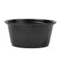 PETITS POTS MICRO-ONDABLES 100 ML Ø7,4x3,5 CM NOIR PP (2500 UNITÉ) PETITS POTS MICRO-ONDABLES