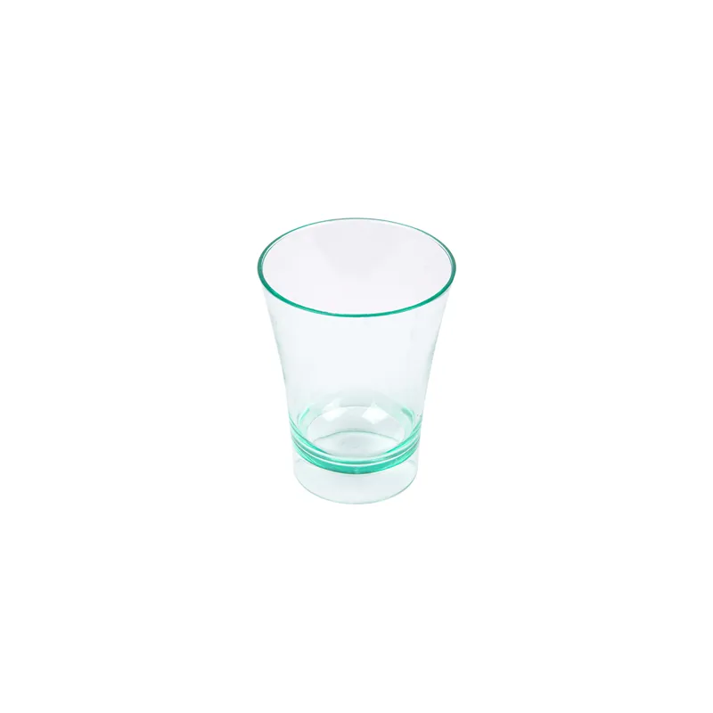EMBALLAGES APÉRITIF MINI  60 ML Ø 5,1x6,5 CM VERT D'EAU PS (288 UNITÉ)