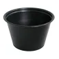 PETITS POTS MICRO-ONDABLES 120 ML Ø7,4x4,6 CM NOIR PP (2500 UNITÉ) PETITS POTS MICRO-ONDABLES