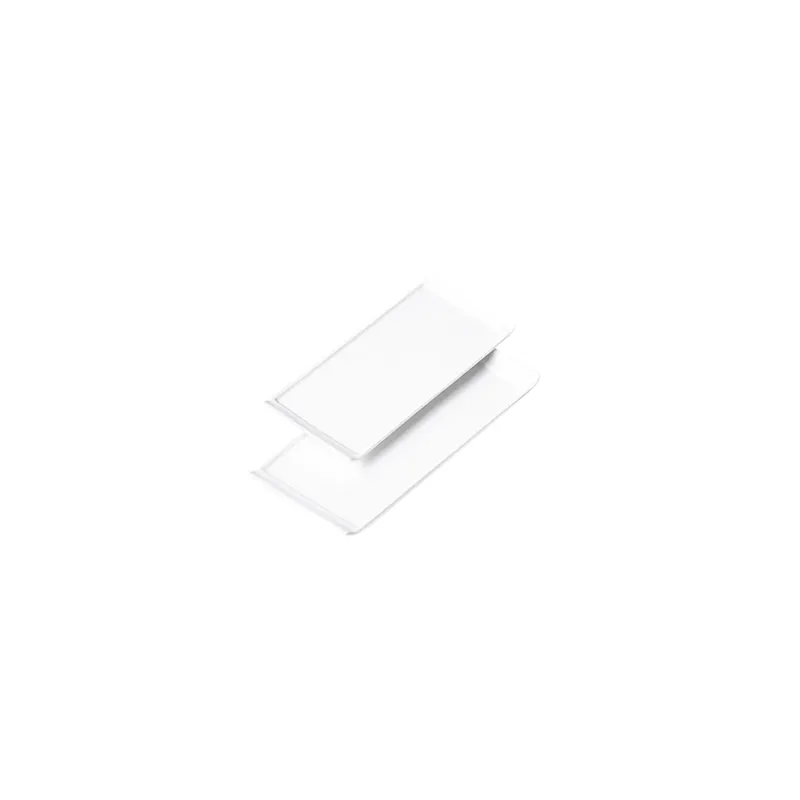 ASSIETTES RECTANGULAIRES   33x22,5x1,8 CM BLANC PORCELAINE (12 UNITÉ)