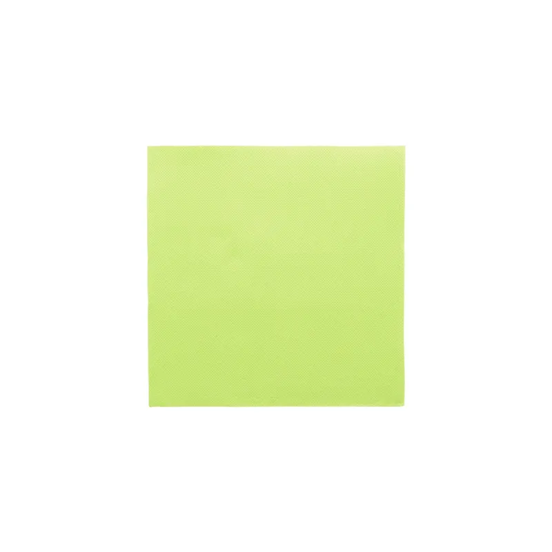 SERVIETTES ECOLABEL DOUBLE POINT  18 G/M2 39x39 CM VERT ANIS OUATE (1200 UNITÉ)
