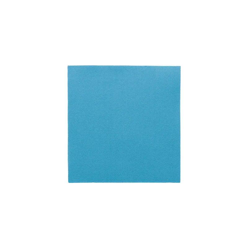 SERVIETTES ECOLABEL DOUBLE POINT  18 G/M2 33x33 CM BLEU TURQUOISE OUATE (1200 UNITÉ)