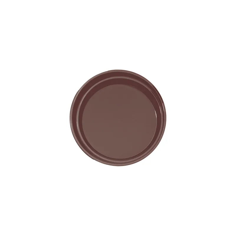 PLATEAU ANTI-DÉRAPANT ROND   Ø 40 CM MARRON PP (1 UNITÉ)