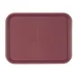 PLATEAU FAST FOOD 30,4x41,4x1,8 CM BORDEAUX PP (1 UNITÉ) PLATEAU FAST FOOD