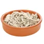 RÉCIPIENTS EN FAÏENCE POUR ANGUILLES 240 ML Ø 13,60x2,75 CM MARRON ROUGEATRE CERAMIQUE (20 UNITÉ) RÉCIPIENTS EN FAÏENCE POUR ANGUILLES