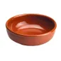 RÉCIPIENTS EN FAÏENCE POUR ANGUILLES 240 ML Ø 13,60x2,75 CM MARRON ROUGEATRE CERAMIQUE (20 UNITÉ) RÉCIPIENTS EN FAÏENCE POUR ANGUILLES