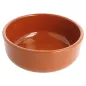 RÉCIPIENTS EN FAÏENCE POUR SALADES 812 ML Ø 17,1x5,38 CM MARRON ROUGEATRE CERAMIQUE (8 UNITÉ) RÉCIPIENTS EN FAÏENCE POUR SALADES