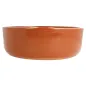 RÉCIPIENTS EN FAÏENCE POUR SALADES 812 ML Ø 17,1x5,38 CM MARRON ROUGEATRE CERAMIQUE (8 UNITÉ) RÉCIPIENTS EN FAÏENCE POUR SALADES