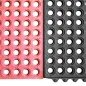 TAPIS ANTI-FATIGUE 91,4x91,4x1,4 CM ROUGE GOMME (1 UNITÉ) TAPIS ANTI-FATIGUE