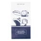 SACHET MAL DE MER AVEC CLIP 60 + 18 PE G/M2 12,5+8x23,7 CM BLANC CELLULOSE (1000 UNITÉ) SACHET MAL DE MER AVEC CLIP