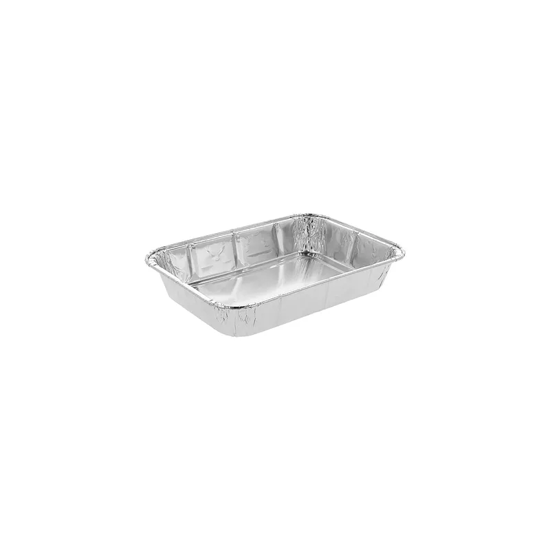 RÉCIPIENTS RECTANGULAIRES  590 ML 18,8x13,3x3 CM ALUMINIUM (1600 UNITÉ)