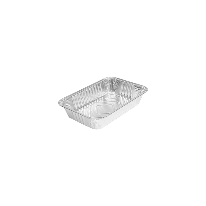 RÉCIPIENTS RECTANGULAIRES  800 ML 21x14x3,8 CM ALUMINIUM (1000 UNITÉ)