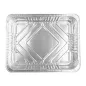 RÉCIPIENTS RECTANGULAIRES 2130 ML 27x21x4,8 CM ALUMINIUM (600 UNITÉ) RÉCIPIENTS RECTANGULAIRES