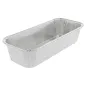 RÉCIPIENTS PLUM CAKE 865 ML 23,8x10,1x5 CM ALUMINIUM (100 UNITÉ) RÉCIPIENTS PLUM CAKE