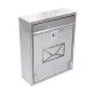 BOÎTE À LETTRES, RÉCEPETION HOTEL 26x9x31 CM ARGENTE ACIER (1 UNITÉ) BOÎTE À LETTRES, RÉCEPETION HOTEL